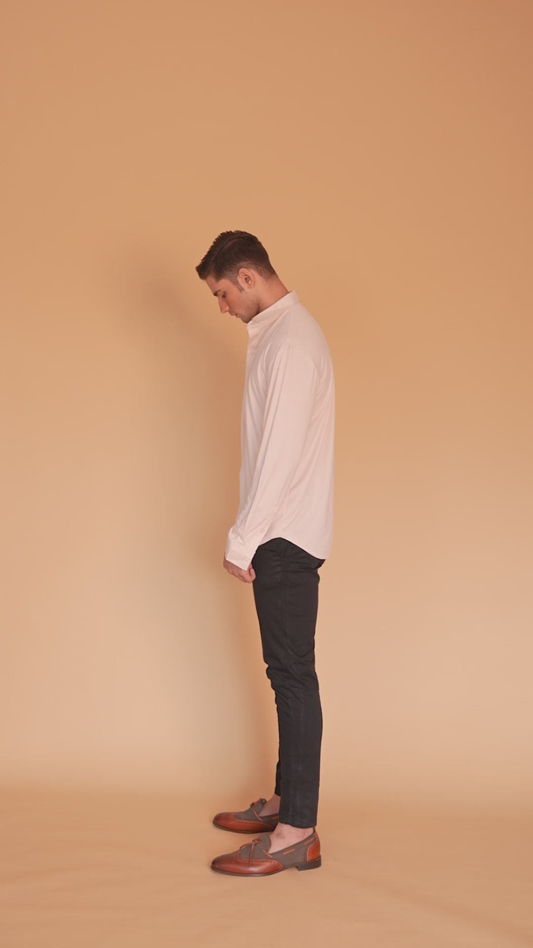 White long sleeve shirts for men